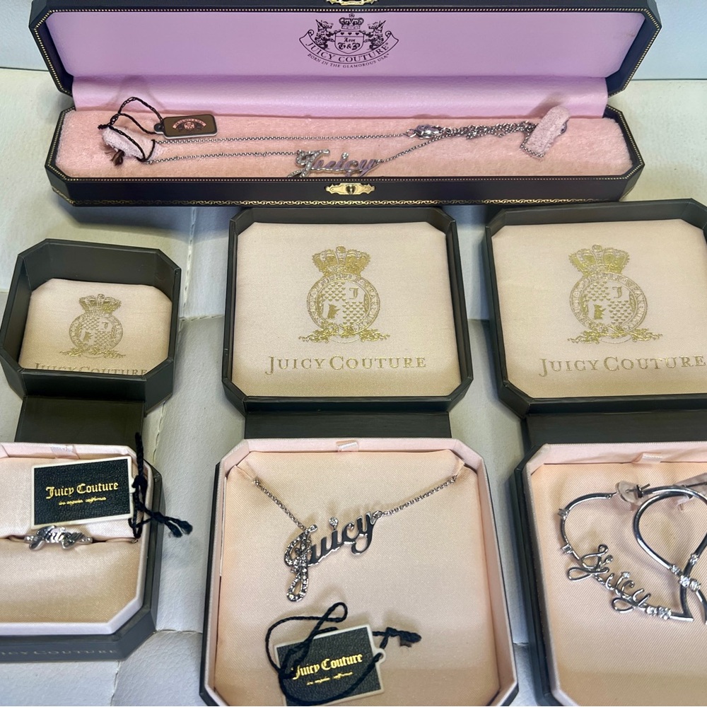 Juicy Couture Silver Jewelry Set